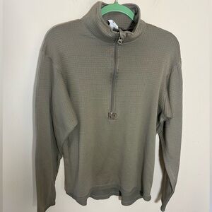 Military Polartec Cold Weather Mens quarter zip Jacket Size medium long